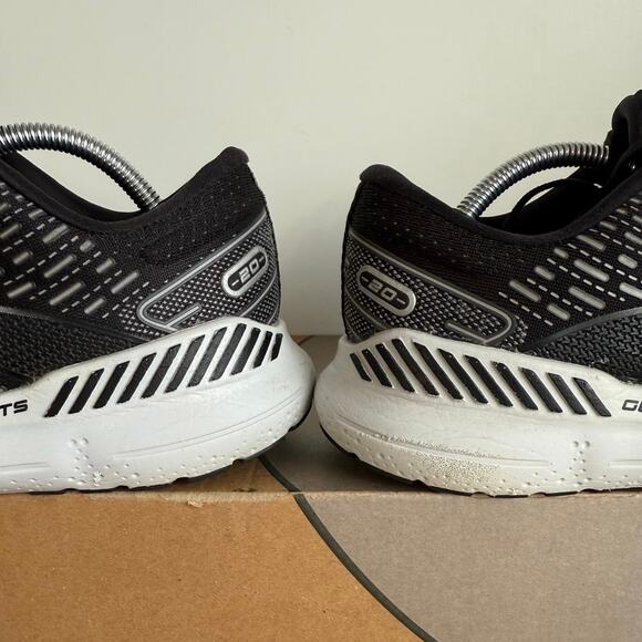 Brooks Glycerin GTS 20 Black/White Women Running Sneakers - SZ 8 - Picture 8 of 14
